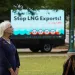 Photograph of the LNG Export Terminal Day of Action Nov. 2nd in Lake Charles, LA.