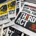 Third Act stop funding fossil fuels protest sign