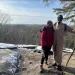 Kristen Walker and her dad Rodney Walker pose for a photo at Cuyahoga Valley National Park.