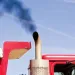 Polluting truck