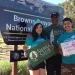 Volunteers of the Sierra Club standing at the rntry to Browns Canyon National Park 