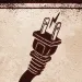 Illustration shows a cord and plug in the image of the snake on the Join or Die flag, with sections called East, West, and Texas.