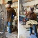 Lummi welder Cyaltsa Finkbonner with her work - in - progress. | Photos by Jason Mark