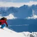 skier in Antarctica