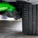 green marker coloring a car exhaust green