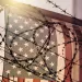 flag with barbed wire