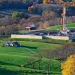 A natural gas rig side by side with homes in Washington County, Pennsylvania.