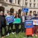 Sierra Club staff and volunteers joined a rally for strong soot standards at EPA in March