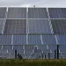 Solar panels work at the DTE O'Shea Solar Park in Detroit, MI