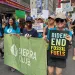 Photo of Sierra Club staff and volunteers at the March to End Fossil Fules