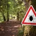 tick warning sign