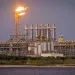 The Calcasieu Pass LNG terminal in Cameron Parish, Louisiana.  A proposed, even larger sister plant, CP2, is now on indefinite hold.