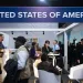 The US delegation's station at COP29