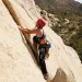 Female Rock Climber Joshua Tree National Park, California.