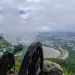 A Confederate cannon located in Point Park on the grounds of Lookout Mountain Battlefield overlooking Chattanooga and the Tennessee River.
