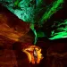 Laurel Caverns illuminated by neon lights