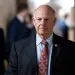 Rep. Steve Pearce, R-N.M., leaves the House Republicans' caucus meeting in the Capitol on immigration reforms on Thursday morning, June 7, 2018. (Photo By Bill Clark/CQ Roll Call) (CQ Roll Call via AP Images)