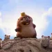 The main beaver in Pixar's latest film stands atop his kingdom