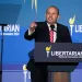 Sen. Mike Lee (R-Utah) delivers remarks during the Libertarian National Convention at the Washington Hilton in Washington, D.C., May 25, 2024.