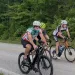 A group of three bikers riding along the route of Enbridge's Ridgeline pipeline in Tennessee.