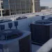Air units on top of a building 