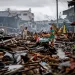 The aftermath of Typhoon Haiyan in Tacloban, Philippines, which left more than 1.9 million homeless.