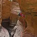 After you rappel 75 feet into Zion National Park's Heaps Canyon, there's no going back.