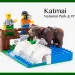 Katmai National Park in Legos
