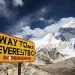 Mount Everest is the highest mountain in the world. 