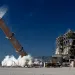 The 500-foot exhaust stack of the Mohave Generating Station  in Laughlin, Nevada, was felled by explosives on March 11, 2011. 