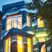 While critics call the facade "Lego-like," owner-architect Thomas Paino calls it "cloud-inspired"