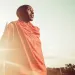 A Maasai man in the Naimina Enkiyio Forest in southern Kenya.