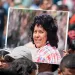 A march in Tegucigalpa, the Honduran capital, on the anniversary of Berta Caceres's assassination