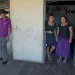 Roque Martinez Ramos's father, sister, and mother at their home in the Lower Aguan Valley, Honduras