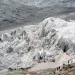 The Rhone Glacier in Switzerland is shrinking, but every year nearby residents cover up a portion of the ice with heavy-duty fleece to slow the melting.