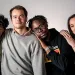 Group portrait of Nashville Sunrise Movement members Sudeep Ghantasala, Eli Motycka, MarTaze Gaines, and Lauren Hindman