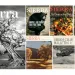 A series of Sierra covers, three from the Sierra Club Bulletin, three from Sierra bimonthlies, and the first quarterly issue.