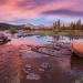 Tuolumne Meadows pink sunset