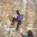 Bethany Lebowitz climbing
