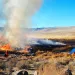 Prescribed burn at the Benton Hot Springs Ranch in the Owens Valley.
