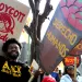 Protesters in Atlanta