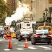 A busy street in Manhattan