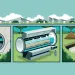 Illustrations of various sustainable after-death options.