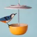 Treat your feathered friends to some snacks with a homemade bird feeder
