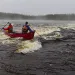 Pas de deux: Teamwork gets Conor and Kim Mihell down one of many rapids on northwestern Ontario's Otoskwin River.