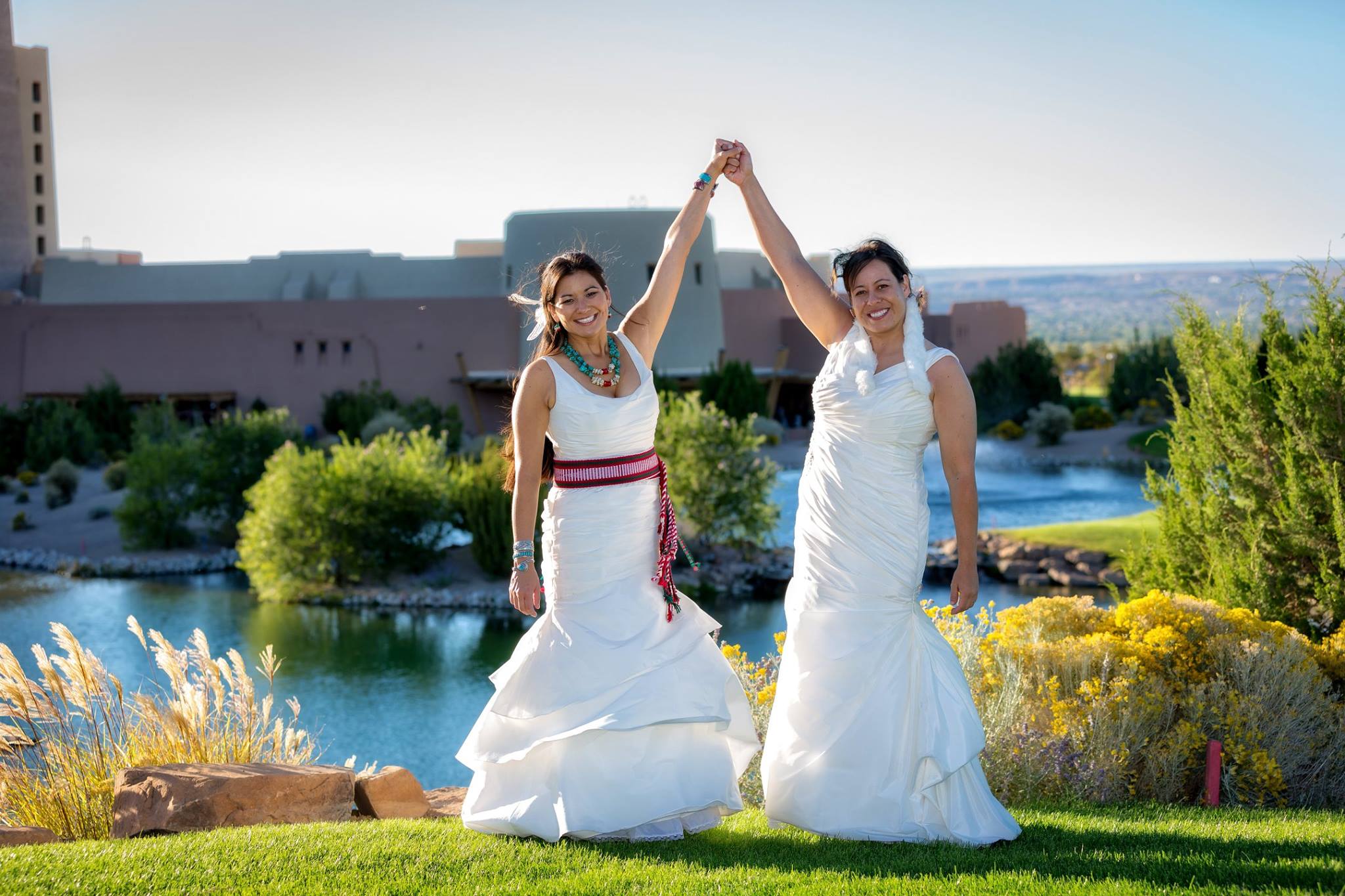 Photo: Suzanne and I when we were finally able to get legally married