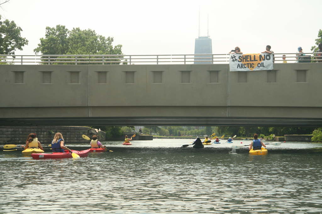 Shell No, Arctic, Chicago, Sierra Club, Kayak, Kayaktivist