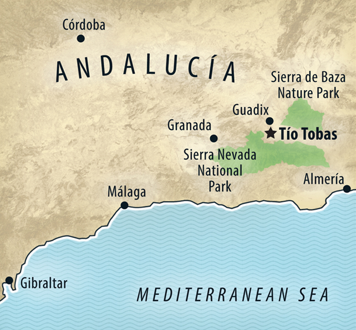 Tío Tobas cave hotel, Andalucía, Spain