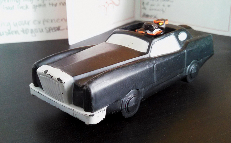 Simon Tam's toy car