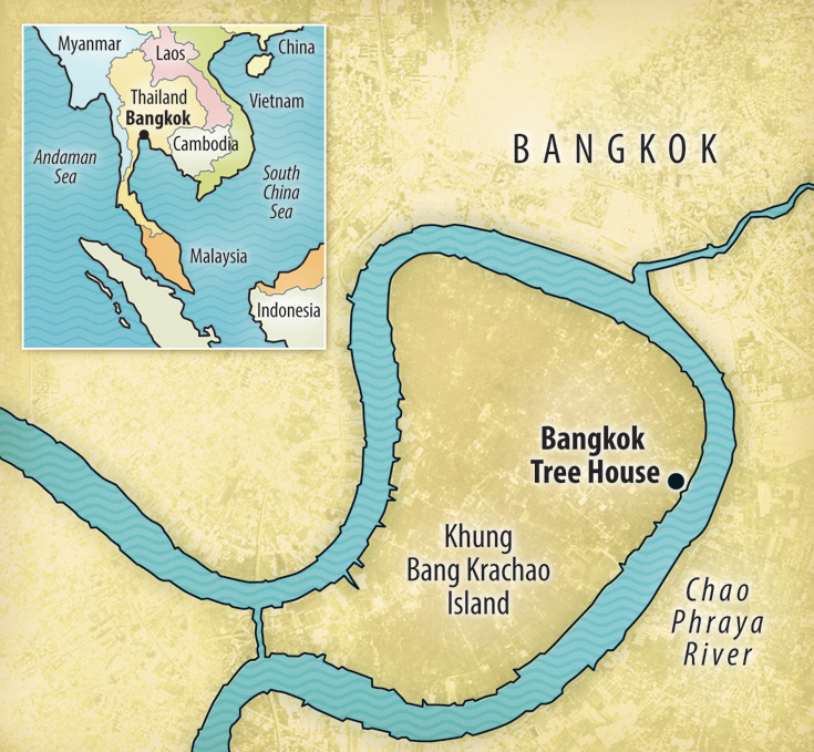 Bangkok Tree House Map